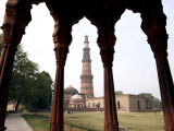 Qutab Minar, UNESCO World Heritage Site, Delhi, India Photographic Print by Balan Madhavan