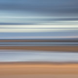 Abstract Image of the View from Alnmouth Beach to the North Sea, Alnmouth, England, UK Photographie par Lee Frost
