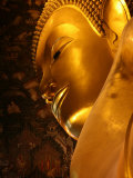 Reclining Buddha in Wat Po Temple, Bangkok, Thailand, Southeast Asia Photographic Print by Godong 
