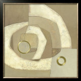 Gold Circle Poster by Jodi Jones