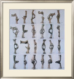 Fifteen Pairs of Hands, 1996 Prints by Bruce Nauman