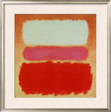 White Cloud over Purple Print by Mark Rothko