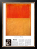 Twentieth Century Art Masterpieces -Mark Rothko - Orange and Tan Prints by Mark Rothko