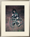 Georges a Bicyclette Poster by Francis Bacon