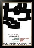 Cinq Livres Graves, 1974 Poster by Eduardo Chillida