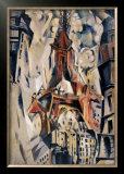 La Tour Eifel, 1910 Prints by Robert Delaunay