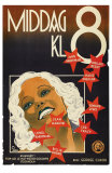 Dinner at Eight, Swedish Movie Poster, 1933 Affiches