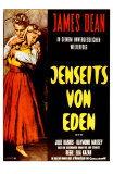 East of Eden, German Movie Poster, 1955 Print