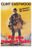 A Fistful of Dollars, German Movie Poster, 1964 Posters