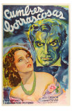Wuthering Heights, Argentine Movie Poster, 1939 Print