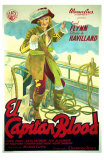 Captain Blood, Swedish Movie Poster, 1935 Poster