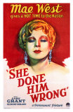 She Done Him Wrong, 1933 Affiche