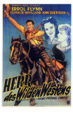 Dodge City, German Movie Poster, 1939 Poster