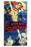 Atom Man Vs. Superman, 1948 Print