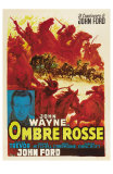 Stagecoach, Italian Movie Poster, 1939 Print