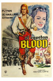 Captain Blood, Spanish Movie Poster, 1935 Posters