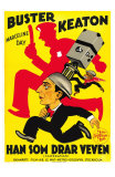 The Cameraman, Spanish Movie Poster, 1928 Pósters