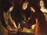 The Dice Players Giclee Print by Etienne de La Tour
