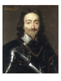 Portrait of Charles I reproduction procédé giclée par Anthony Van Dyck