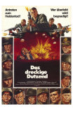 The Dirty Dozen, German Movie Poster, 1967 Poster