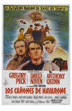 The Guns of Navarone, Argentine Movie Poster, 1961 Prints