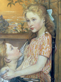 Young Girl and her Guardian Angel, 1894 Giclee Print by Charles Maurin