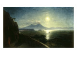 View of the Bay of Naples with the Castel del'Ovo as seen from Posillipo, 1892 Lámina giclée por Ivan Konstantinovich Aivazovsky