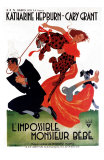 Bringing Up Baby, French Movie Poster, 1938 Prints