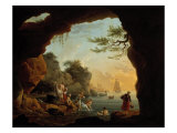 Les Baigneuses, 1759 Giclée-Druck von Claude-Joseph Vernet