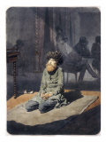 Shamyl Praying, 1860 Giclee Print by Mihaly von Zichy