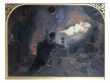 The Earl of Surrey 'Beholding the Fayre Geraldine in the Magic Mirror', 1853 Giclee Print by Edward Henry Corbould