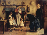A New Toy, 1870 Giclee Print by Joseph Clark