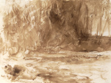 Study of the River Washburn, Yorkshire, c.1815 Giclee Print by William Turner