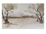 Near Kanea, Crete, 1864 Reproduction procédé giclée par Edward Lear