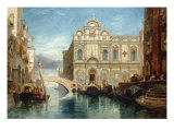 Scuola di San Marco, Venice, 1860 Reproduction procédé giclée par James Holland