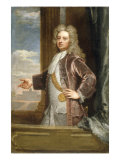 Portrait of Sir Godfrey Kneller BT Giclee-trykk av Robert Byng Portrait of Sir Godfrey Kneller BT Giclee-trykk av Robert Byng