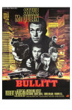 Bullitt, French Movie Poster, 1968 Kunstdrucke