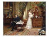 Taking Tea, 1904 Giclee Print by Henri Adrien Tanoux