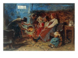 La Polenta Giclee Print by Luigi Rossi
