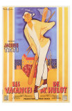 Mr. Hulot's Holiday, French Movie Poster, 1953 Photo