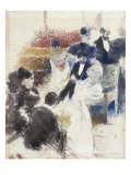 Salon Parisien, 1878 Lámina giclée por Jean Louis Forain Salon Parisien, 1878 Lámina giclée por Jean Louis Forain