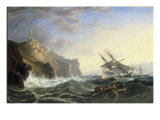 Shipping off the Lizard, 1862 Giclee Print by John Wilson Carmichael