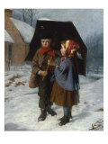 Winter: 'The Verdure of the Plain Lies Buried Deep' Giclee Print by William Hemsley