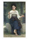 Reflexions, 1893 Giclee Print by William Adolphe Bouguereau