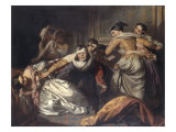Blind Man's Buff, 1844 Giclee Print by Henri Guillaume Schlesinger