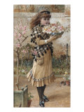 The Bowl of Flowers, 1877 Giclee Print by William Stephen Coleman