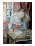 La Lecture Giclee-trykk av Marie Blanchard