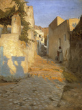 A Street Scene in Tunisia, 1891 reproduction procédé giclée par Peter Vilhelm Ilsted
