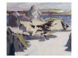 Pulpit Rock, Iona Giclee Print by Francis Campbell Boileau Cadell