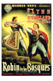 The Adventures of Robin Hood, Spanish Movie Poster, 1938 Posters